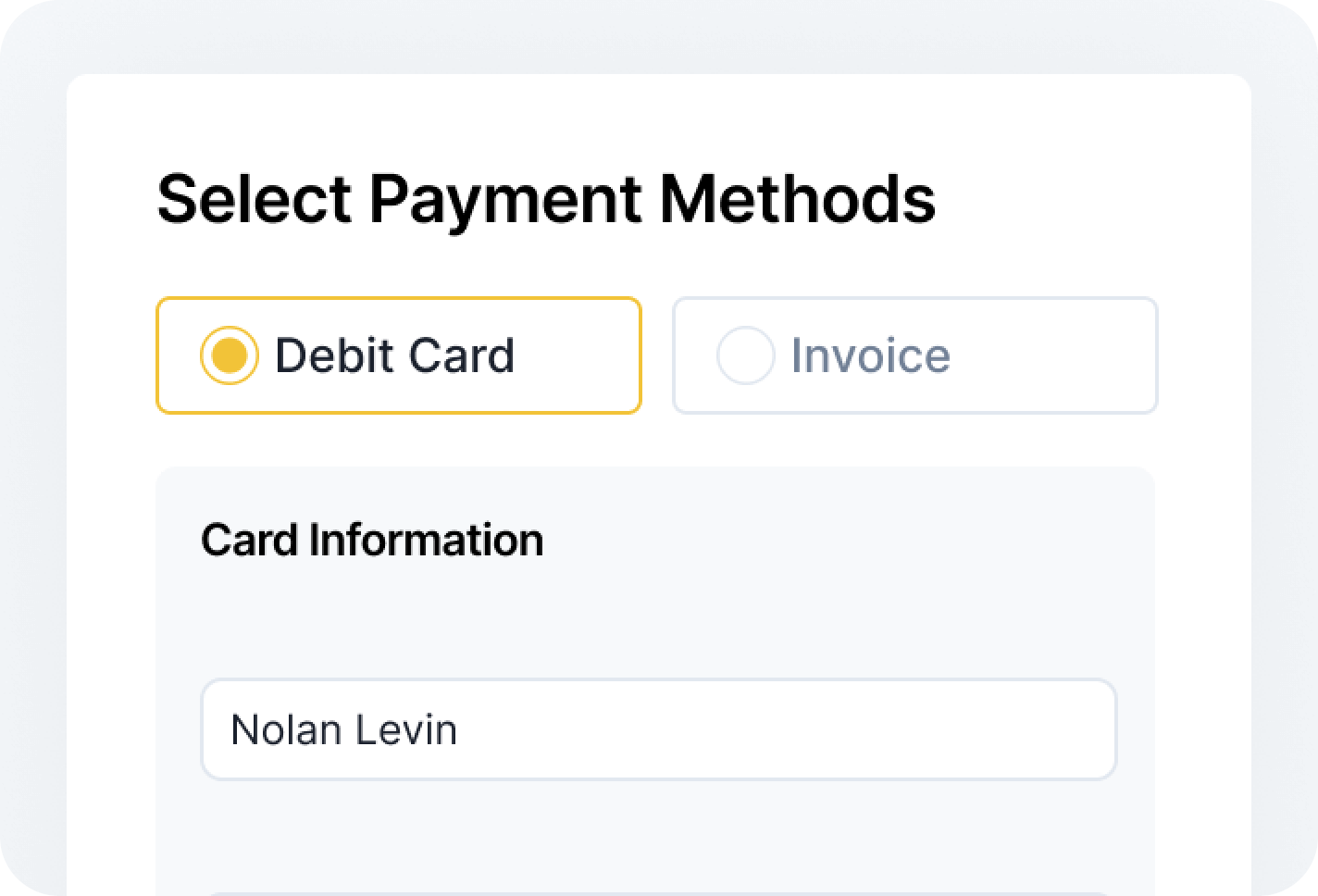 multiple payment options