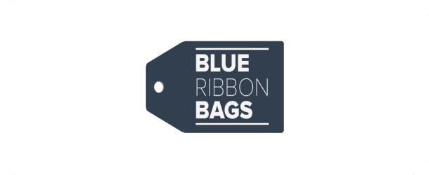 blue ribbon bags