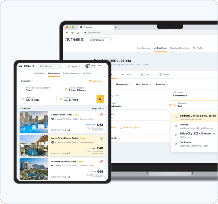 JR technologies booking engine overview